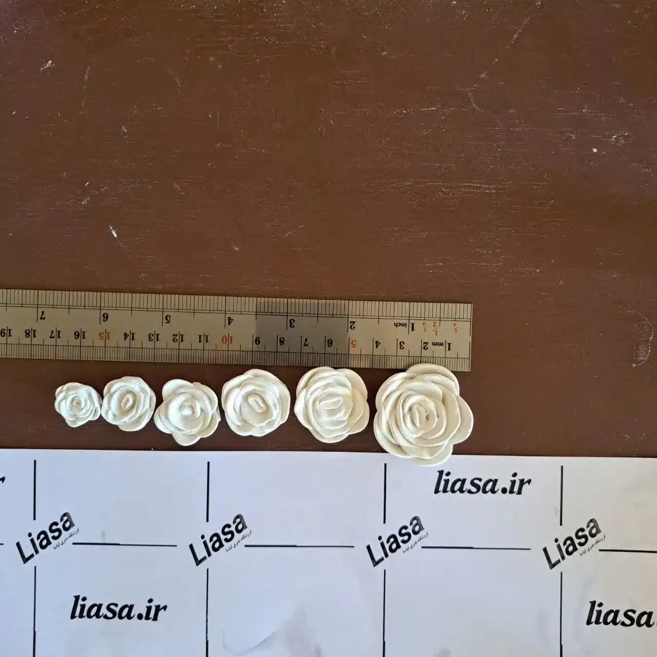 قالب گل رز 6 تایی