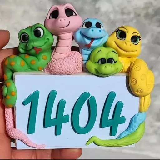 قالب سیلیکونی خانواده مارها 1404